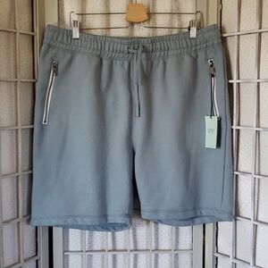 Maison Article nwt blue fleece mens shorts XXL